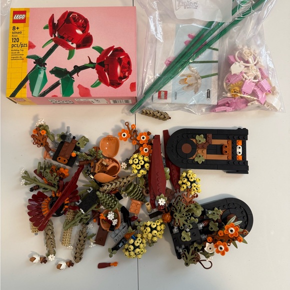 Lego | Toys | Lego Botanical Collection With Red Roses And Orange ...
